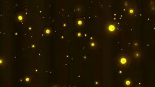 Yellow particles dust free HD background