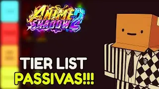TIERLIST das MELHORES PASSIVAS do ANIME SHADOW 2! (Best Traits & Meta Traits)