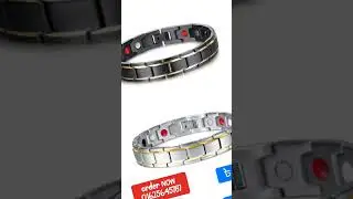 Titanium magnetic bracelet