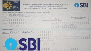 SBI Account Opening Form Filling Sample 2026 ?