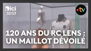 120 ans du RC Lens : un maillot doré dévoilé au Louvre-Lens