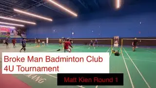 Badminton 4U Tournament Match 1
