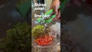 Chef Saeed's 2 salads for koobideh #koobideh #salad #flavorexplosion  #cooking #food