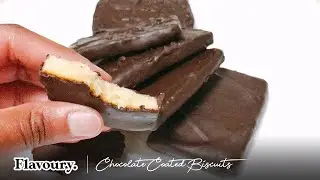 Chocolate Coated Biscuits | 6 ingredients | 30 minute recipe