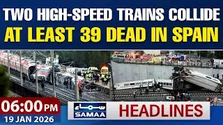 Two High-Speed Trains Collide in Spain | At Least 39 Dead | 6 PM News Headlines