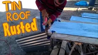 Old Western Town Facade | General Store False Front (Pt.3) Installing Roofing, Siding, & Signage