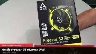 Arctic Freezer 33 eSport One (Yellow) Unboxing and Overview
