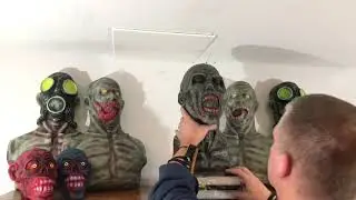 Zombie Head target vs Creative-XP compound bow - RestlessBonesTargets
