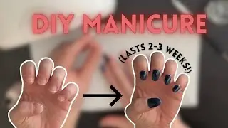 At-home manicure ($5 press ons that last 2-3 weeks)
