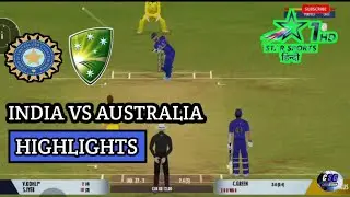 India vs Austrila 2nd ODI Highlights | ind vs aus match | real cricket 22 updates