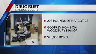 280 pounds of marijuana seized in Godfrey, Illinois drug bust