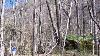 Up Devil's Den and down the Cat Stairs