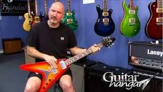 Hamer Vector 59 Flying V Style Electric Guitar Burst Demo | Guitar Hangar