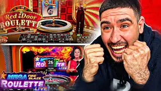 😱 Mi noche M&Aacute;S ARRIESGADA en Ruleta Megafire y Crazy Time Puerta Roja