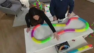 Twister Tubes 12' Trax with Light Up Race Car on QVC