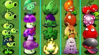 PvZ2 - Random 16 Teams x4 Plants Battlez - Which Plants Team Will Win ?