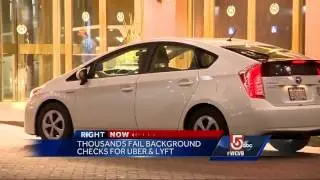 Thousands fail strict Mass. Uber, Lyft background checks