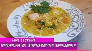 ♨Thermomix® TM5®♨HÜHNERSUPPE MIT SELBSTGEMACHTEN NUDELN суп с домашней лапшой