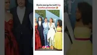 When your best friend suddenly acts like your big brother #milliebobbybrown #noahschnapp