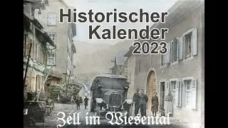 Zell -anno dazumal- historischer Kalender von Zell für 2023