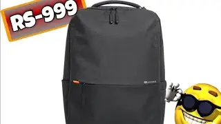 Mi Business Casual Backpack Unboxing Review,bag's full detail, water proof price 999 Rupees