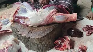 Cow Leg Meat Cutting skills #shortsreels #shortsviral #shortviral #