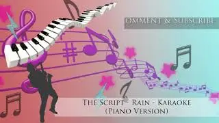 The Script - Rain - Karaoke 