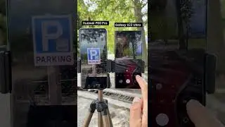 Samsung Galaxy S23 Ultra vs Huawei P60 Pro! 100x zoom🔥 #samsung #huawei #shorts