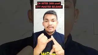 CA intermediate Jan 2026 City master release