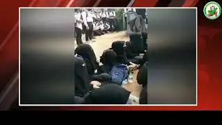 Hijab Row: Second Karnataka College : Hijab Now : Boys Muslim girl : Protest