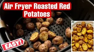 Красный картофель, запеченный во фритюрнице | Быстрый и простой рецепт