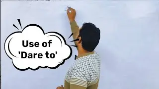 आज सीखते है DARE TO का प्रयोग | Spoken English | American Institute Rohini #english #englishgrammar