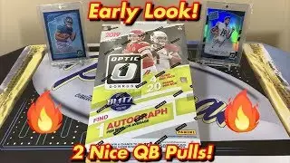 EARLY LOOK: 2019 Panini Donruss Optic Football Hobby Box Break - 2 Nice QB Pulls! 🔥