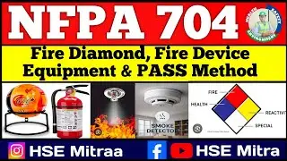 NFPA 704 Fire Diamond Explained | Fire Extinguisher Use | Fire Safety in Hindi 🔥