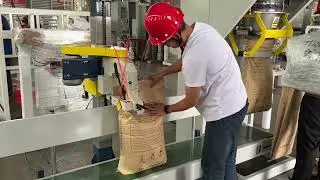 15kg 20kg 25kg 50kg bag packaging machine for rice grain animal feed fertilizer bagging machine