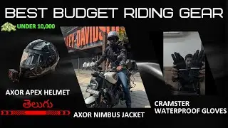 Best Riding Gear Under ₹10,000 for Bikers | Telugu Review 🏍️🔥| Must Watch