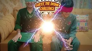 BLINDFOLDED GUESS THE DRINK CHALLENGE 😱⚡ | Fun & Shock Reactions