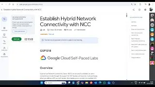 Создание гибридной сети с помощью NCC || Лабораторное решение || Google Cloud Arcade 2025