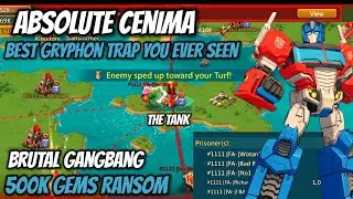 Lords Mobile - Best Gryphon Solo Trap you've ever seen | Absolute Cenima | Gangbang | 500k Ransom ,