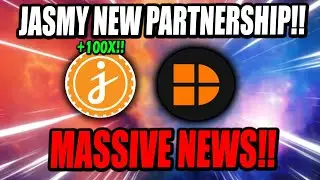 JASMY COIN DEEP COIN PARTNERSHIP!! JASMYCHAIN LAUNCHPASE!! 30 CENTS JASMY SOON!