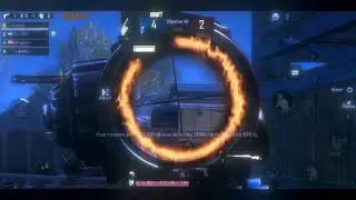 Sky glow effect / scope effect .
