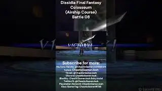Dissidia Final Fantasy Battle Replays - Colosseum (Airship Course) Battle 08