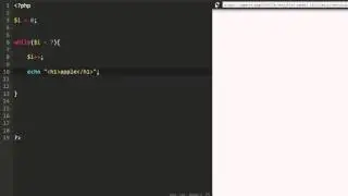 peep the PHP coding screen (continue in while)