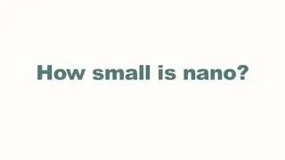 How Small is nano? - Visual Size Reference