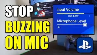 How to STOP BUZZING in MIC or Background Noise on PS4 Headset (Best Method)
