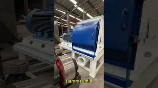 When is a hammer mill used in the production of biomass pellets?#woodhammermillcrusher