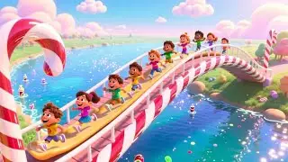 London Bridge Turned Into Candy Canes | Sweet Candy Rhyme for Kids | Nursery Rhymes & Songs