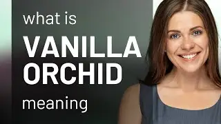 Vanilla orchid &bull; meaning of VANILLA ORCHID