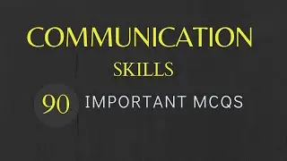 Communication Skills Most Important MCQs