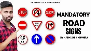 Don't Fail Your Driving Test! Mandatory Road Sign Explained Part 2